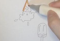 画画吃瓜的小孩,描绘吃瓜小孩的纯真世界